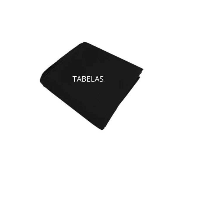 Corte de Tecido Tabelas 112 x 018 Preto